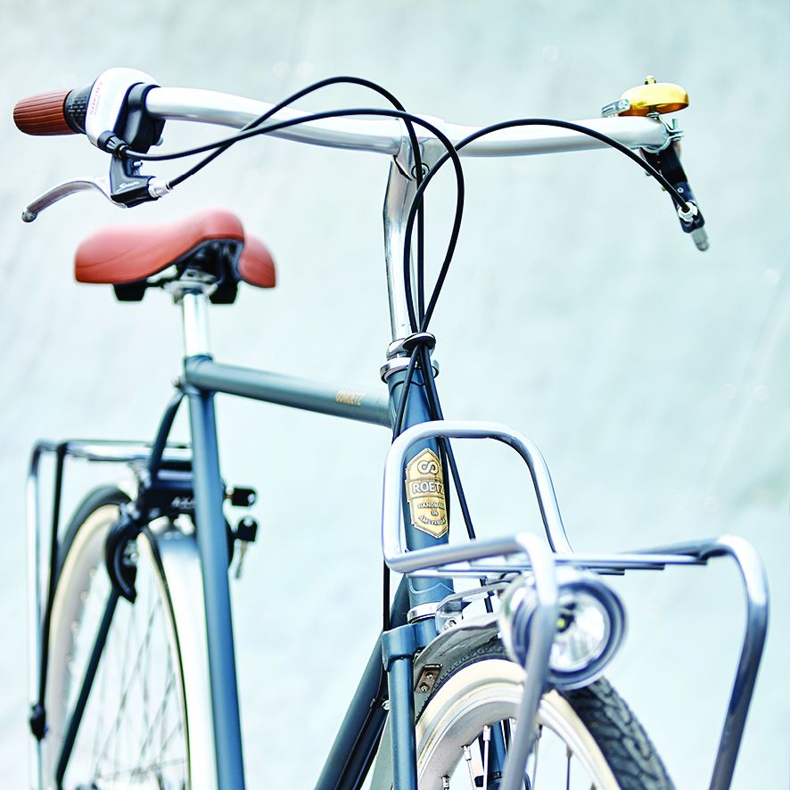 Vooraanzicht van de Roetz Road Men in de kleur Vintage blue.