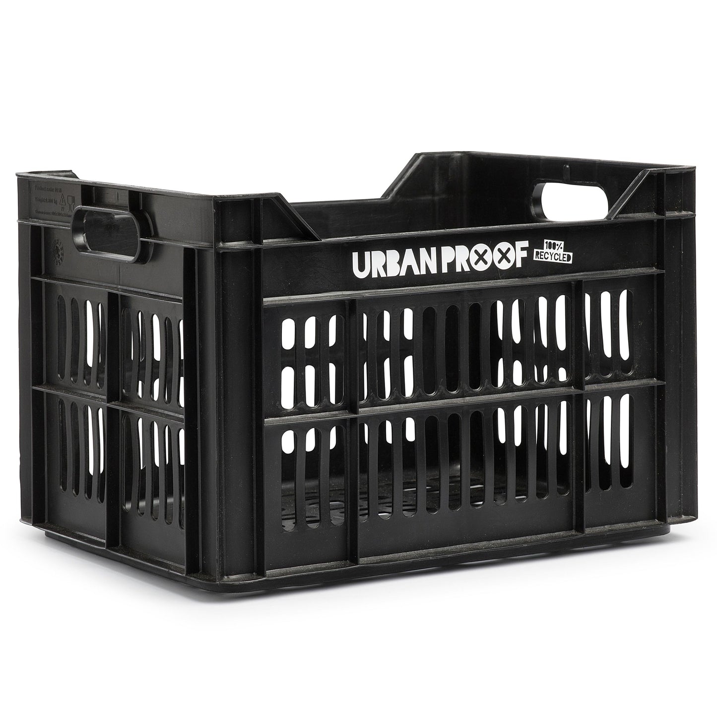 Urban Proof gerecyclede fietskrat 30L zwart