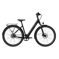 TENWAYS CGO800S e-bike met lage instap in Matt Black (mat zwart)