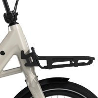 Op de fiets: de voordrager op het balhoofd van de TENWAYS CGO Compact, van dichtbij