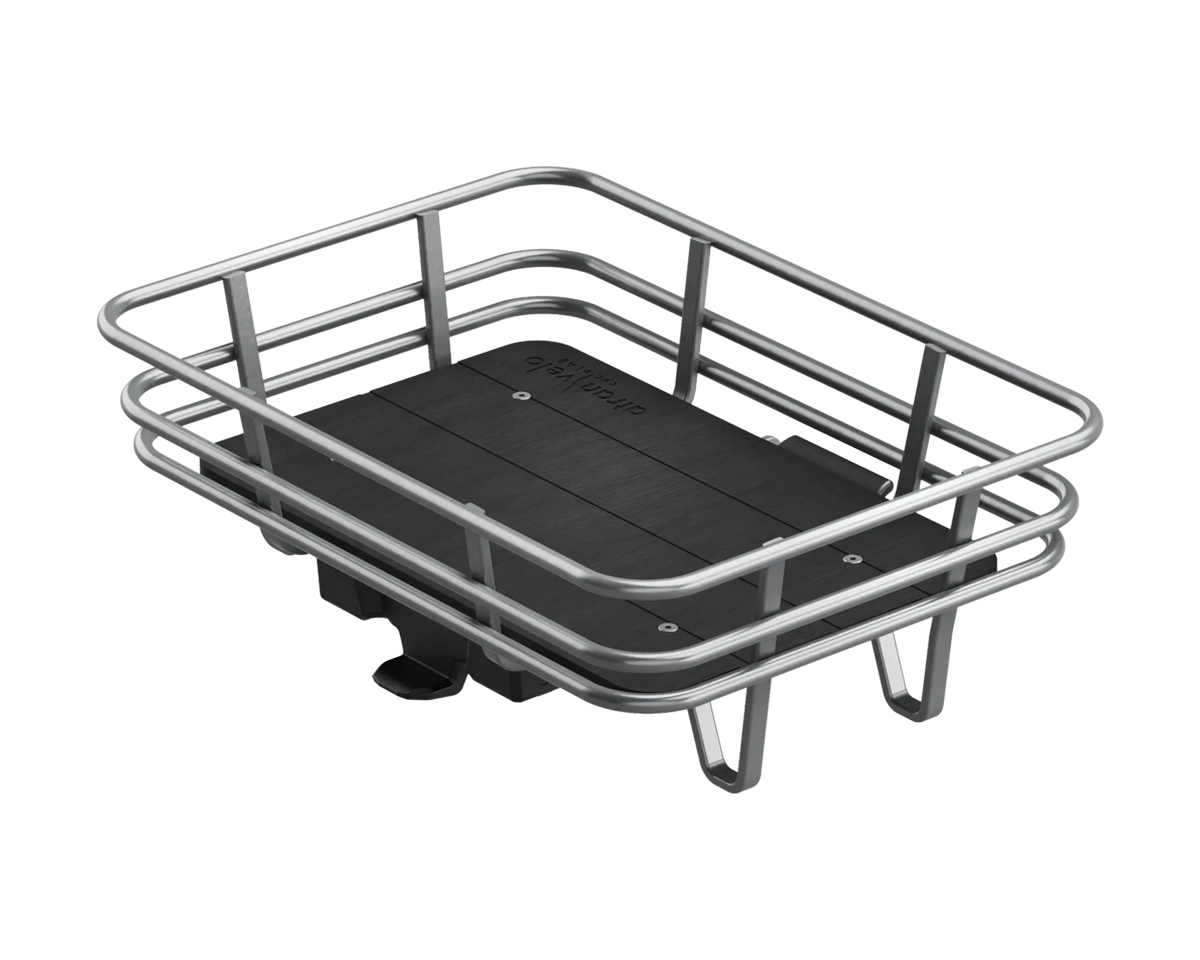 VELORETTI Cargo Basket Two voor de Ace Two en Ivy Two, zilver