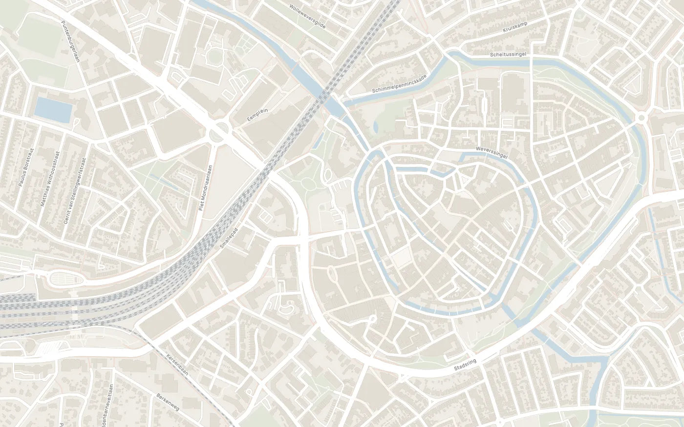 Kaart van de omgeving van STAAL Amersfoort