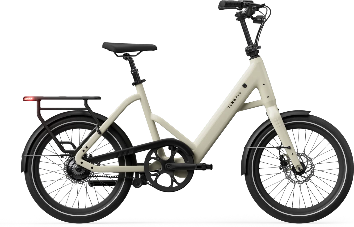 De TENWAYS CGO Compact van opzij, in Sandstone Beige