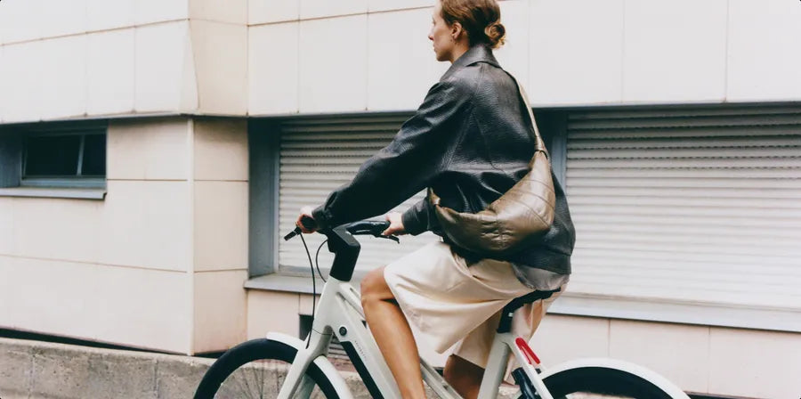Een Veloretti e-bike in de stad